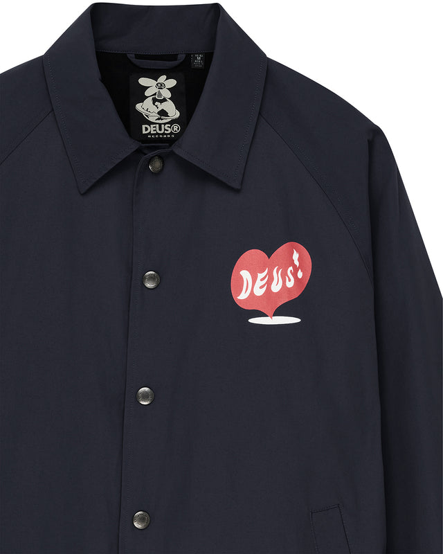 Deep Cut Coach Jacket - Black