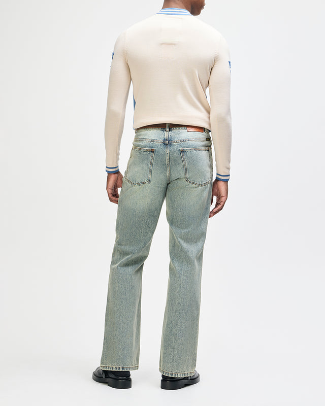 Henzen LS Knit Jersey - Tofu White