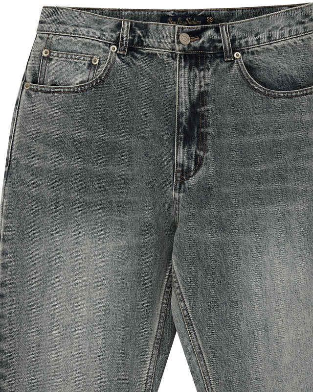 Curve Line Bootcut Jean - Dirty Denim