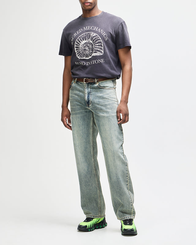 True Line Straight Jean - Dirty Denim