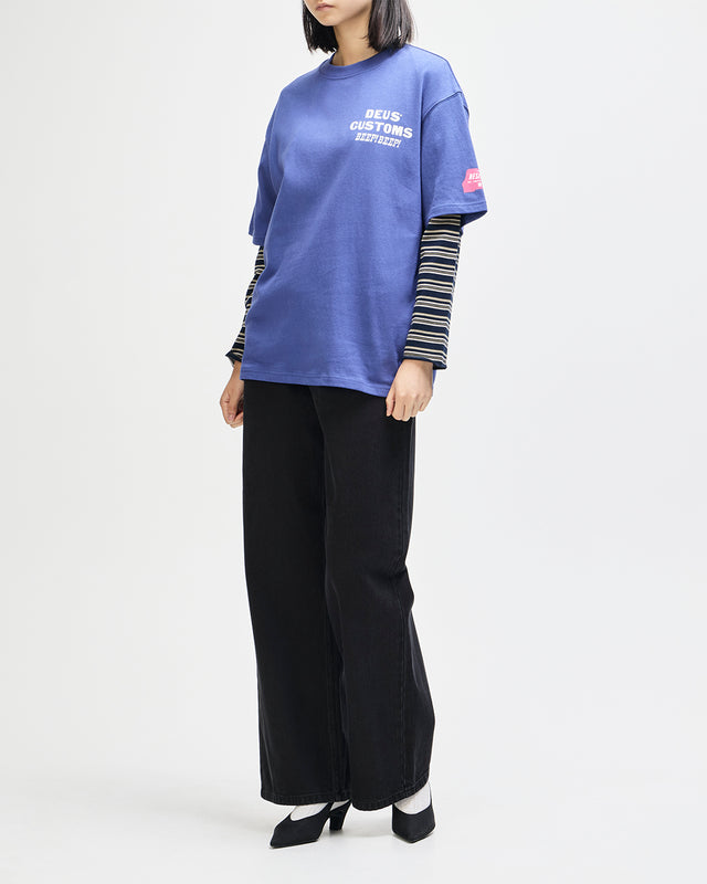 Bloomers Os Tee - Limoges Blue
