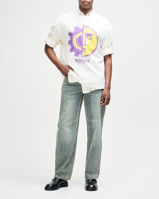 Utility Os Tee - Vintage White
