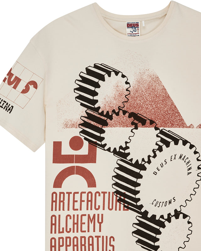 Merz Oversized Tee - Dirty White