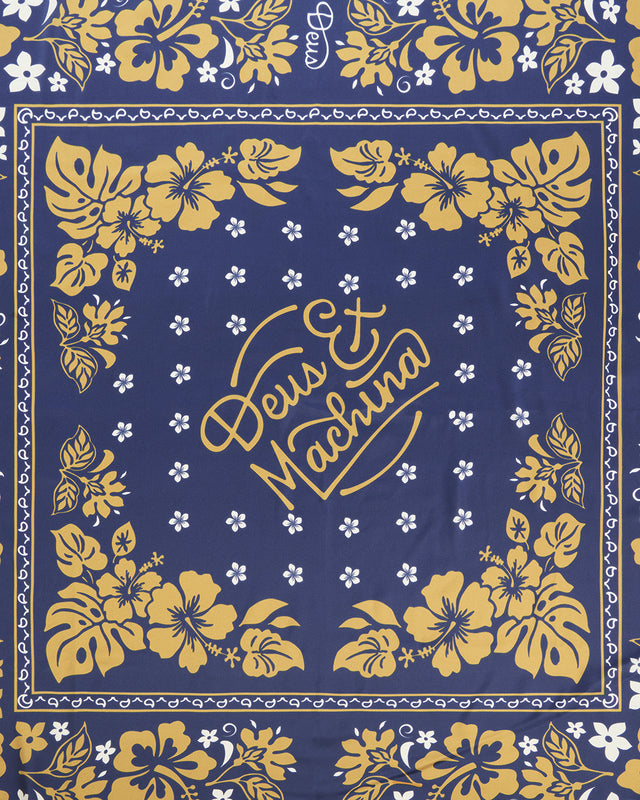 Oahu Large Scarf - Navy-Sandglow