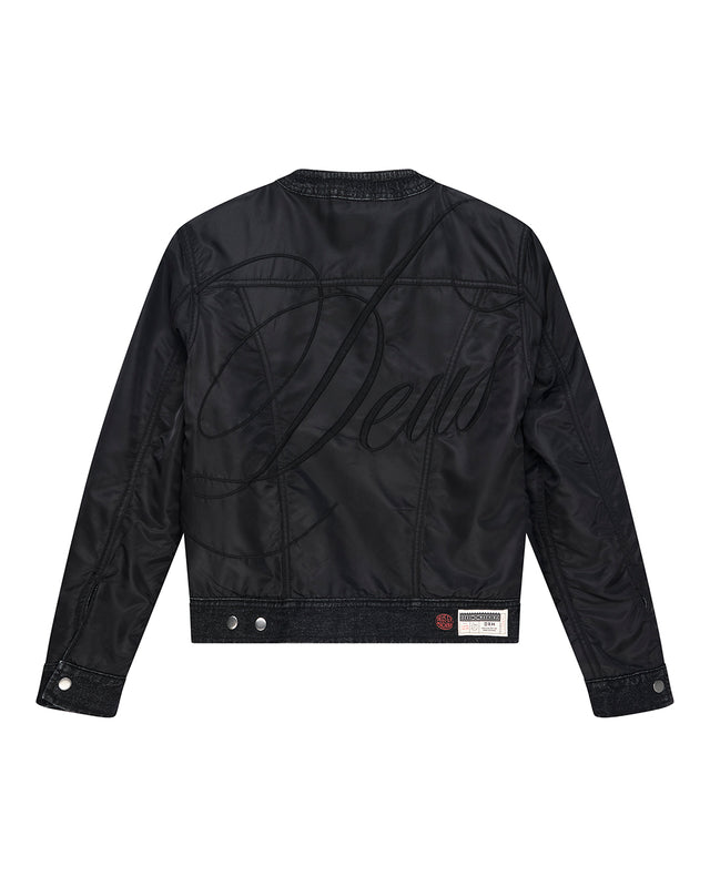 Br 163 Reversible Denim Jacket - Phantom-Black
