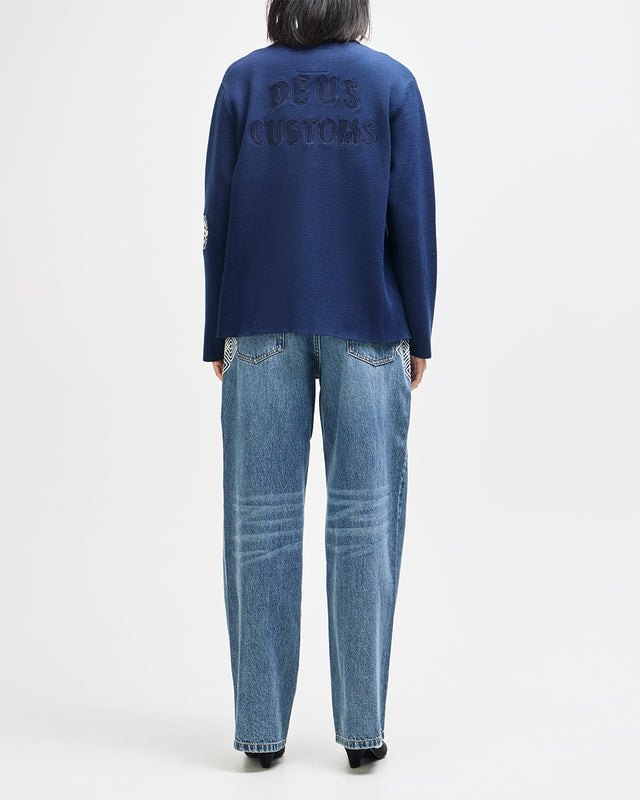 Valdorf Knit Jacket - Pageant Blue