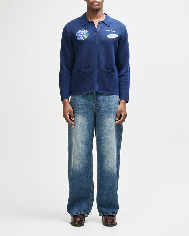 Valdorf Knit Jacket - Pageant Blue