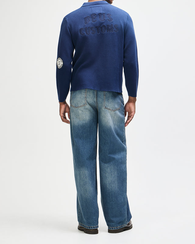 Valdorf Knit Jacket - Pageant Blue