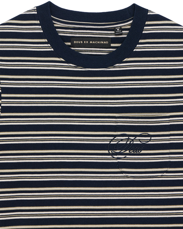 Pierre Stripe Tee - Navy Stripe