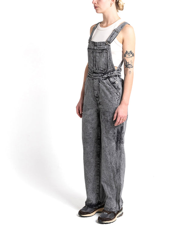 Jewlie Coverall - Black Acid Stonewash
