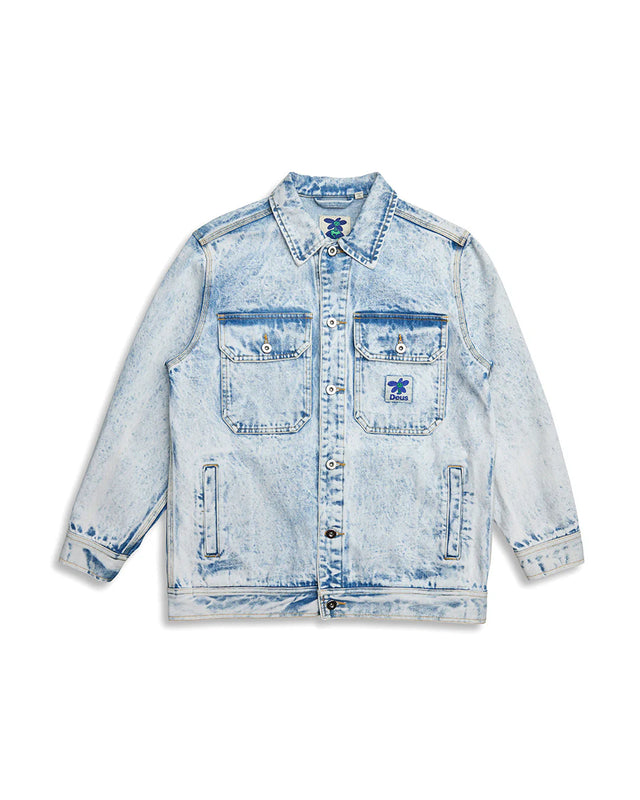 Crosby Work Jacket - Indigo Acid Stonewash