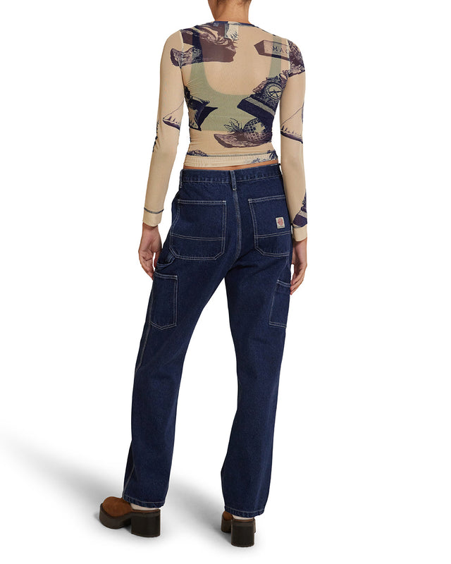 5-7-5 Mesh Ls Top - Boulevard