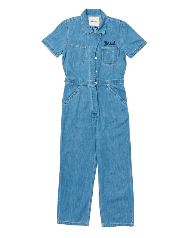 Archival Coverall - Bleach Stonewash