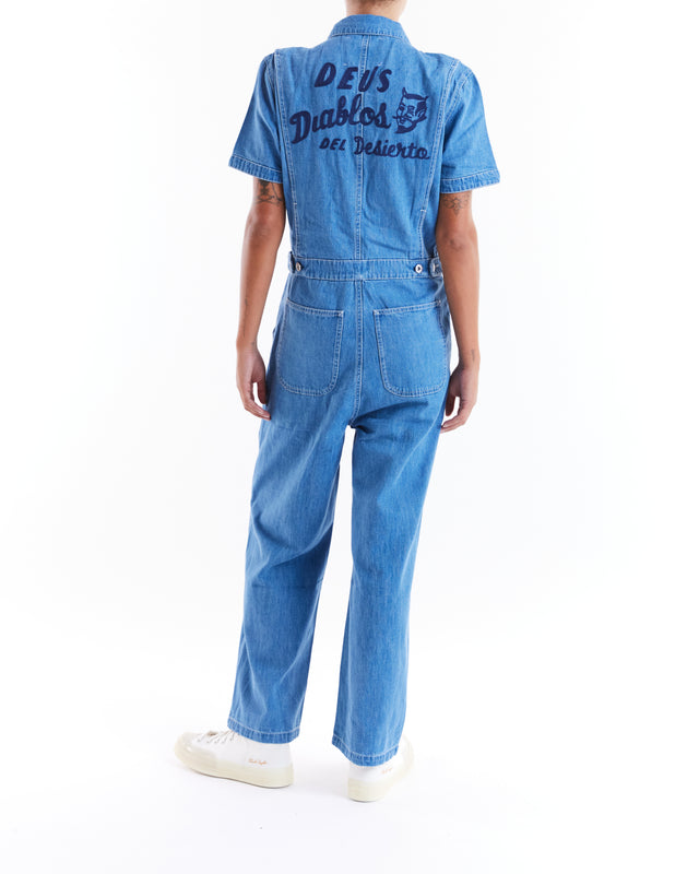 Archival Coverall - Bleach Stonewash