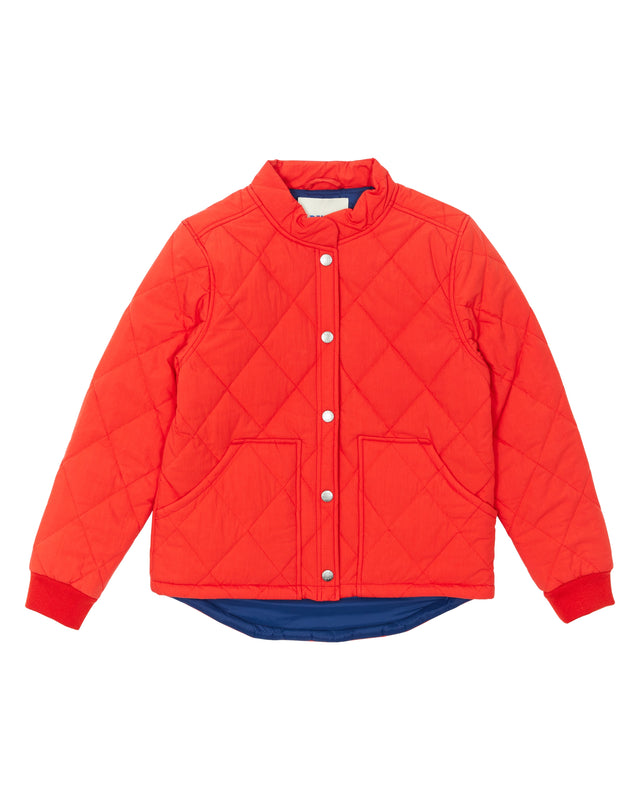Wisdom Quilted Jacket - Valiant Red