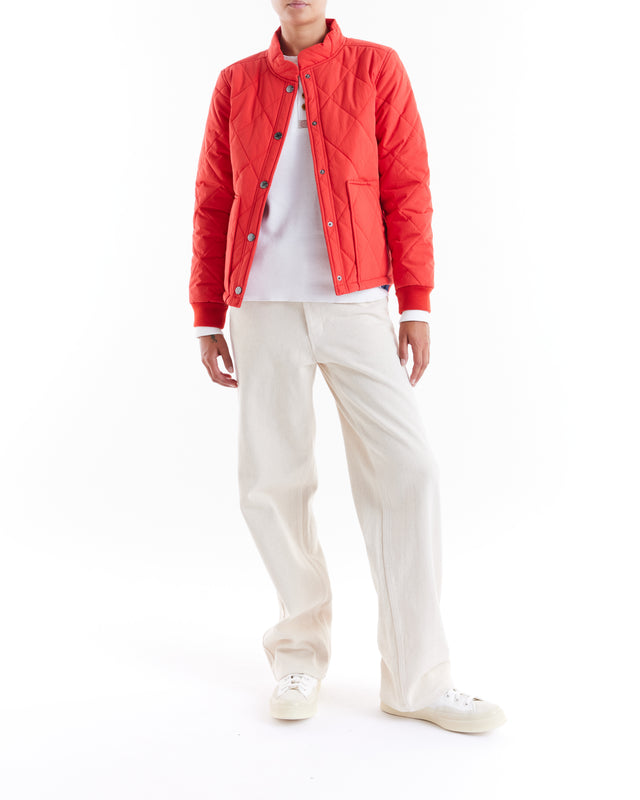 Wisdom Quilted Jacket - Valiant Red