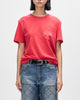 bird-scratch-tee-poinsettia-red|Model