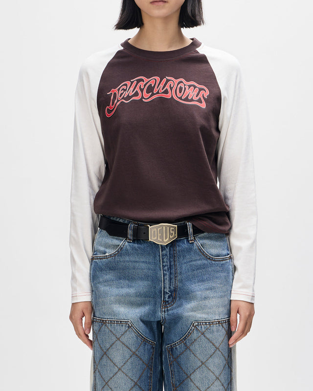 Rocca Raglan Tee - Java Brown