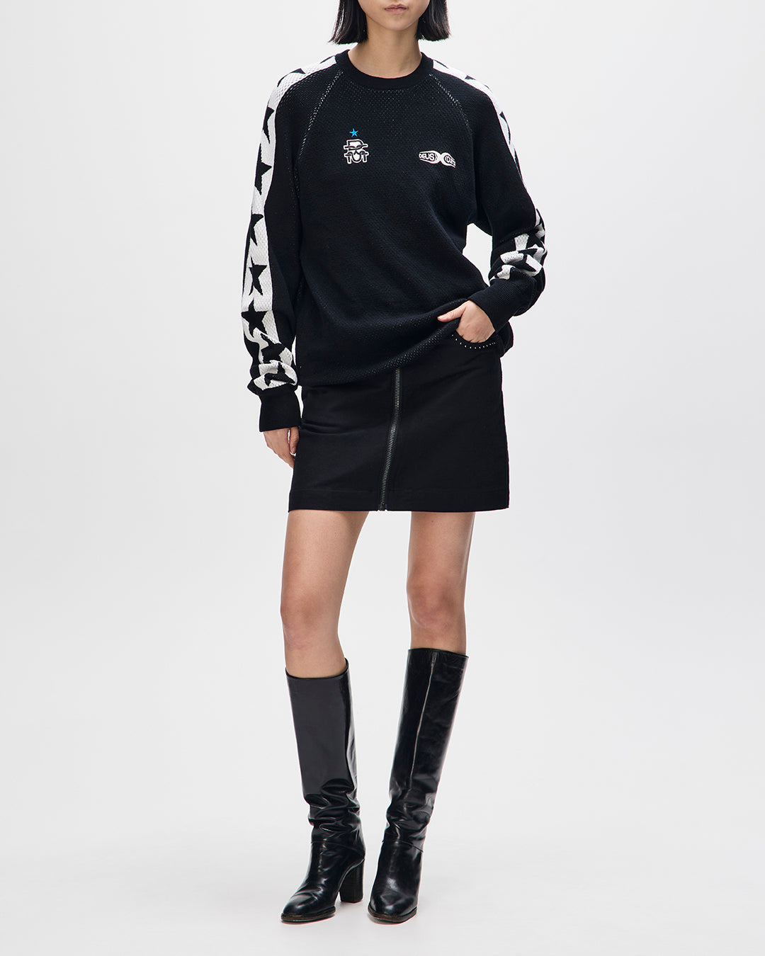 Icon Mesh Knit Top