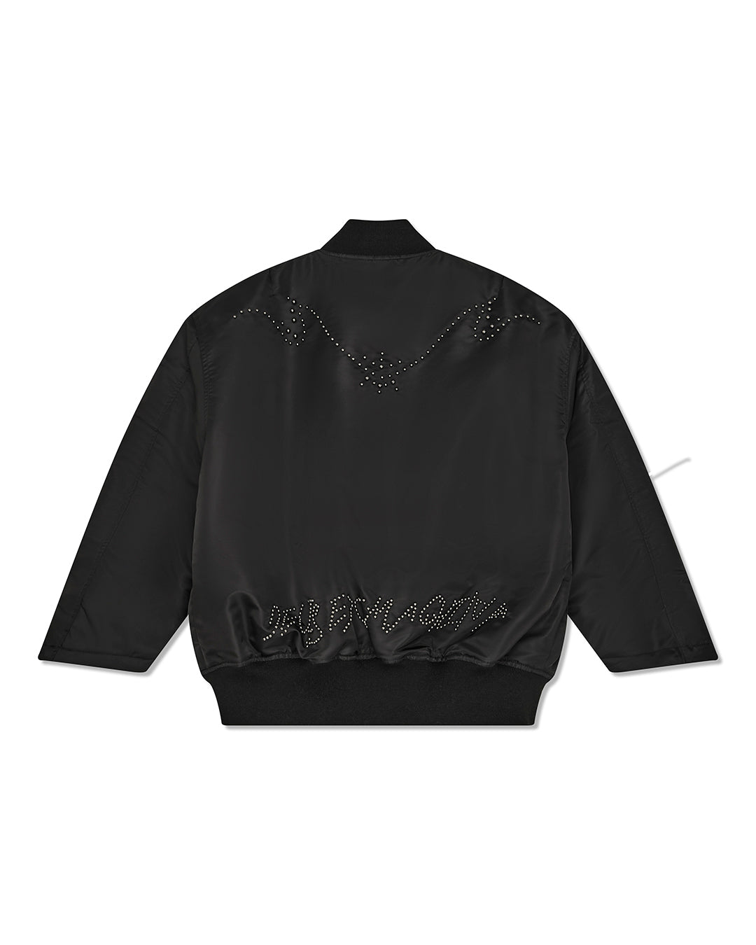 sunset-bomber-black|Flatlay