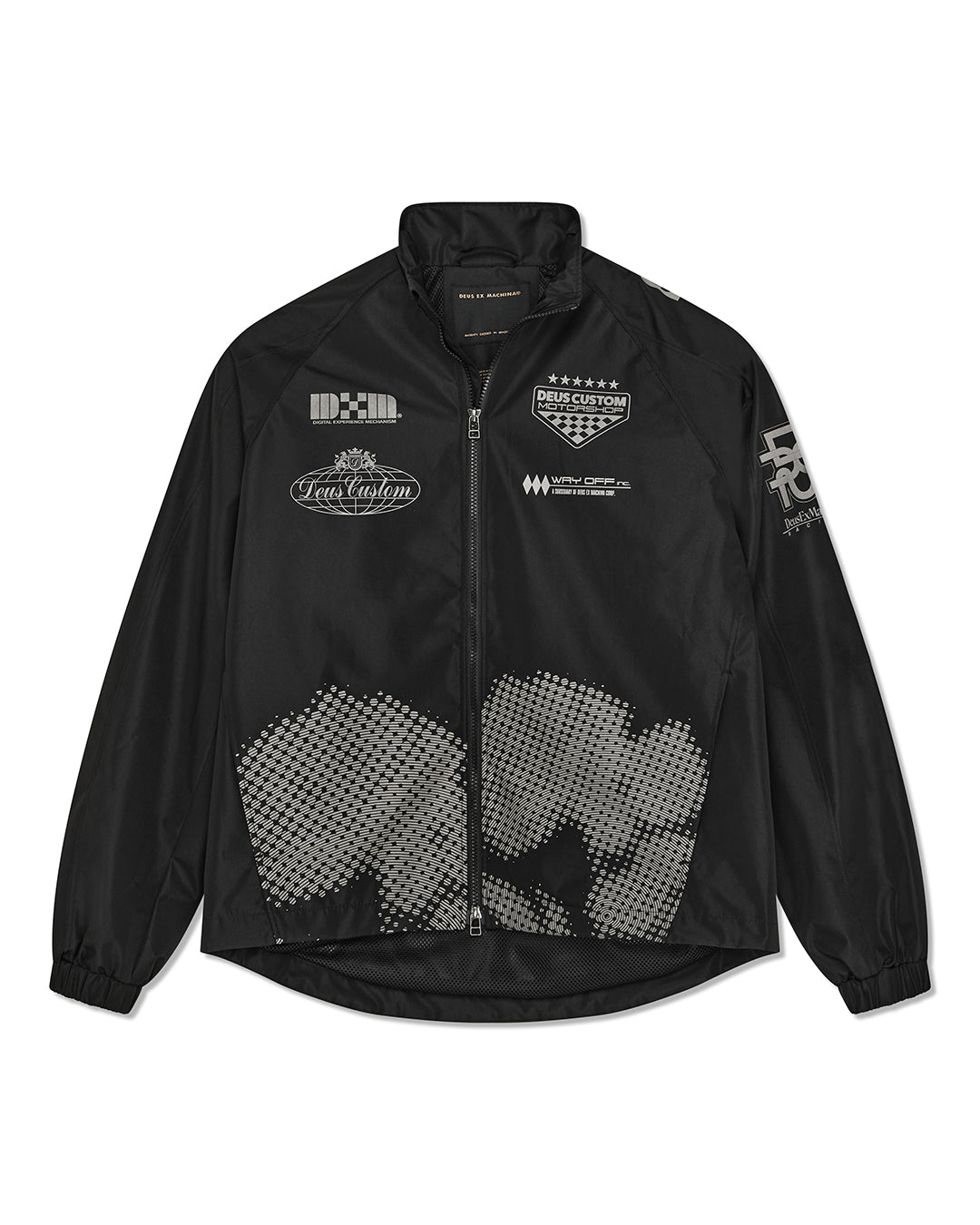 memorial-day-run-jacket-black-chrome|Flatlay