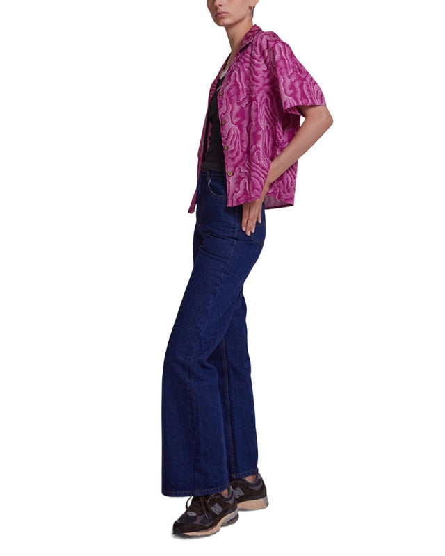 E-Motion Ss Shirt - Magenta Marble