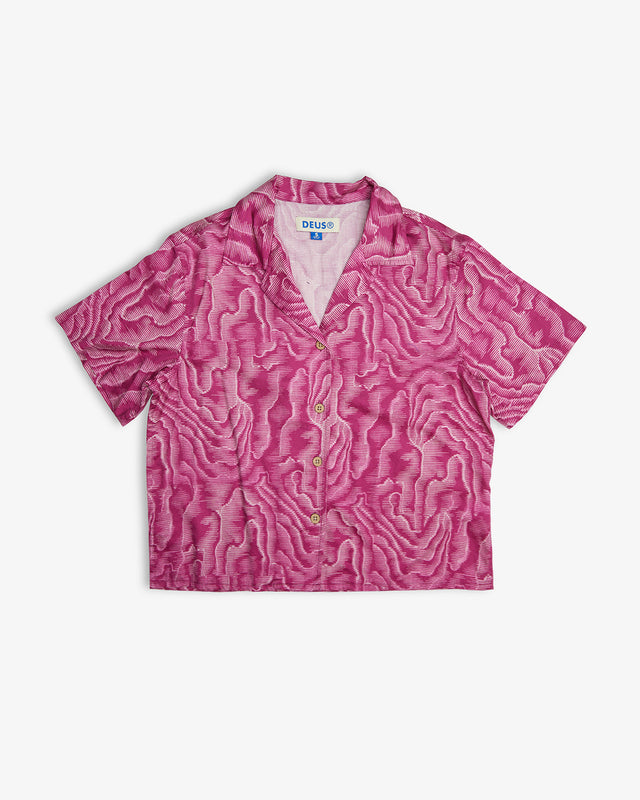 E-Motion Short Sleeve Shirt - Magenta Marble
