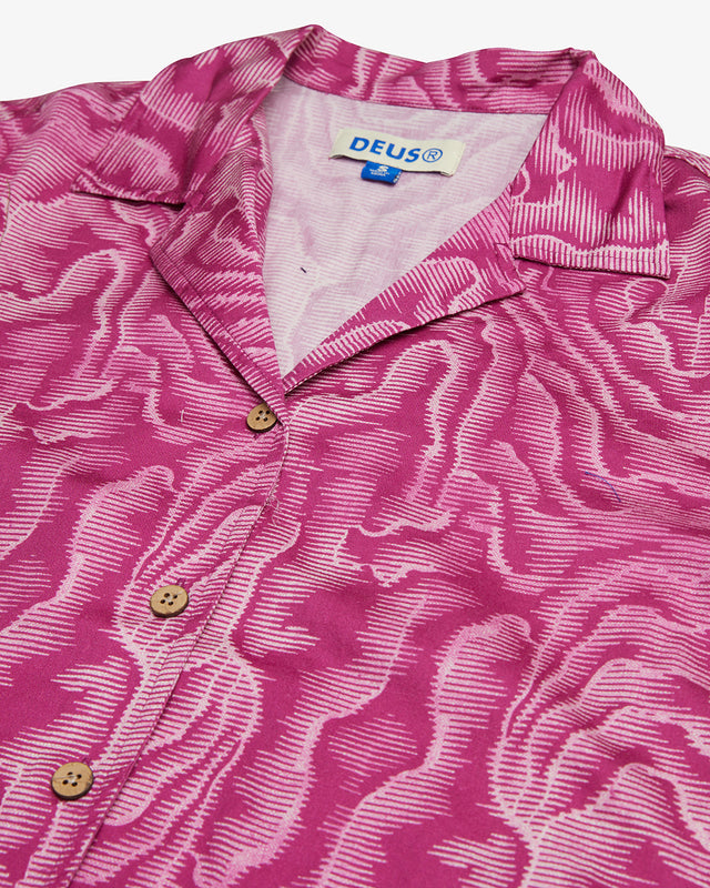 E-Motion Short Sleeve Shirt - Magenta Marble