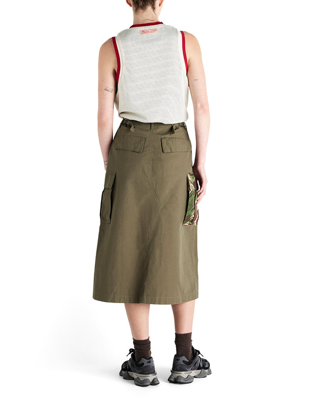 Arts & Crafts Skirt - Burnt Olive