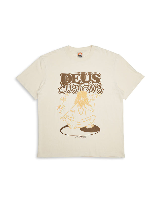 Emphatic Wave Tee - Dirty White