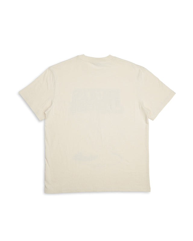 Emphatic Wave Tee - Dirty White