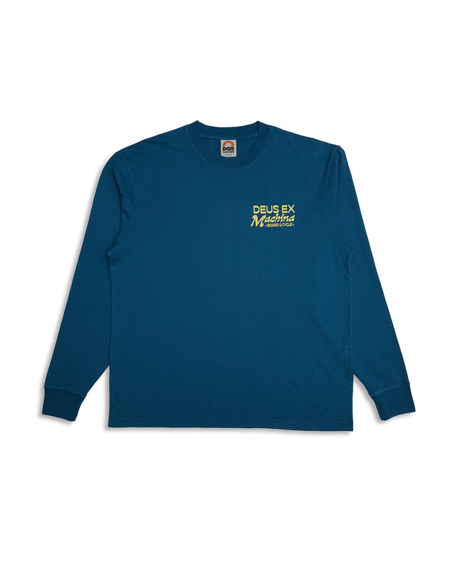 Last Resort Long Sleeve Tee - Moroccan Blue