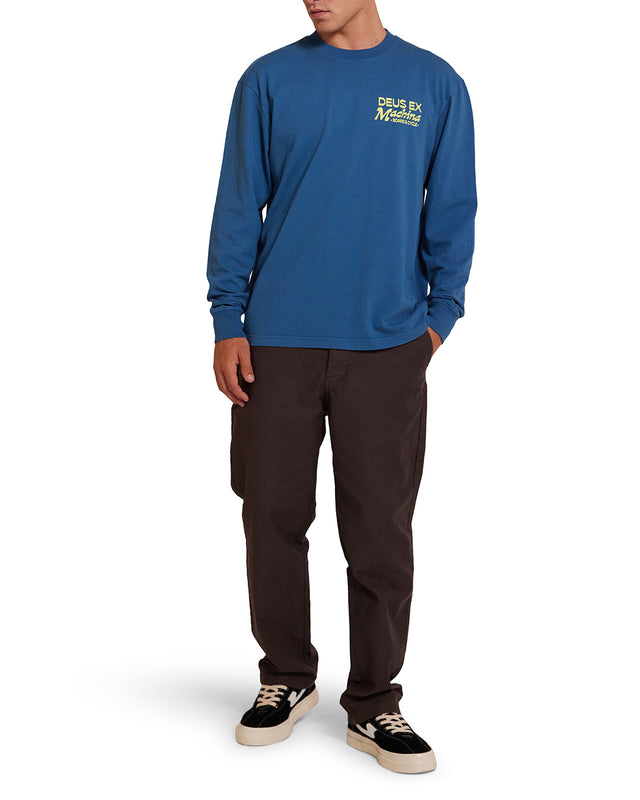 Last Resort Long Sleeve Tee - Moroccan Blue