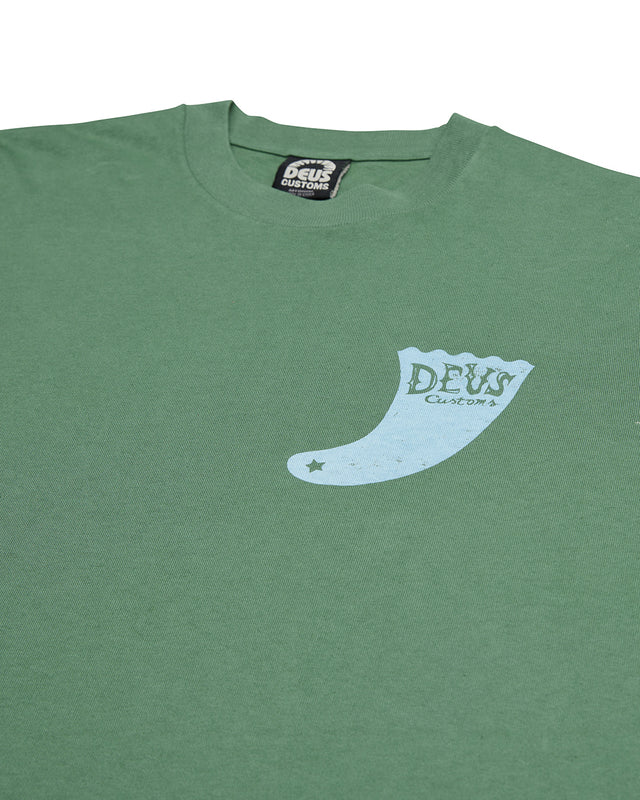 Single Fin Tee - Hillside Green