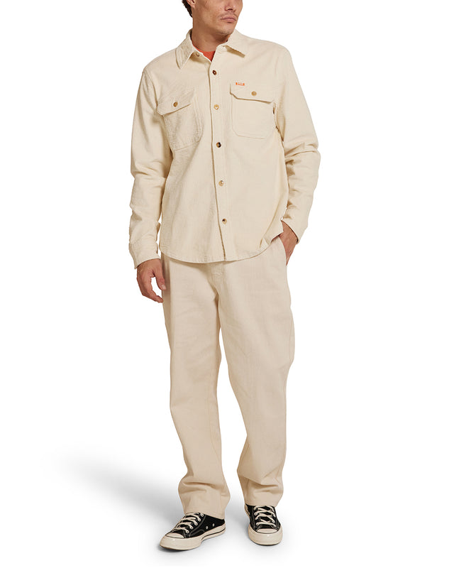 Vacay Cord Shirt - Dirty White