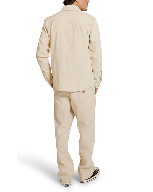 Vacay Cord Shirt - Dirty White