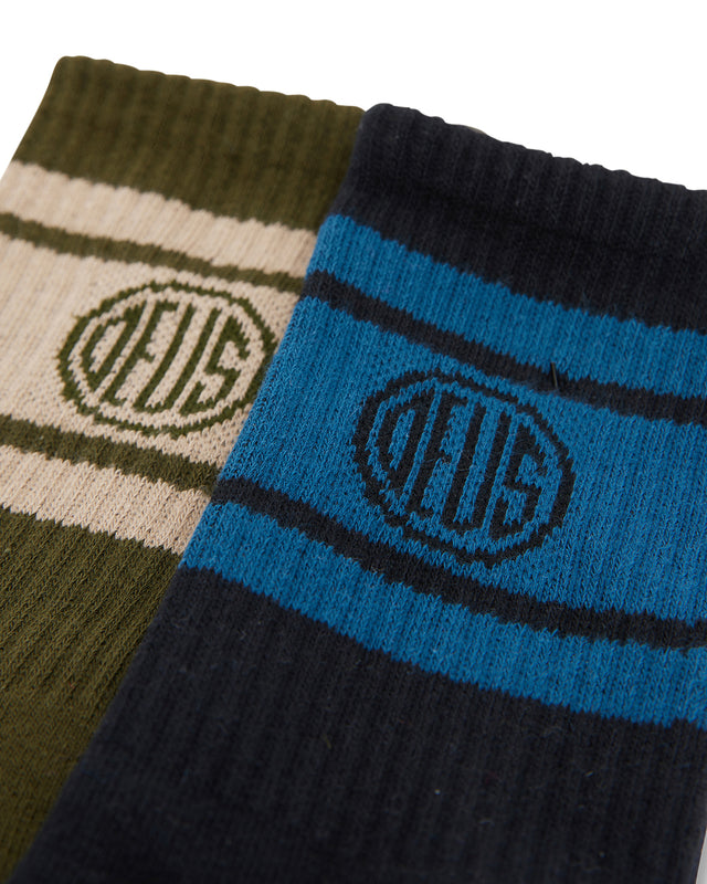 Pill Logo Sock - 2 Pack Multi
