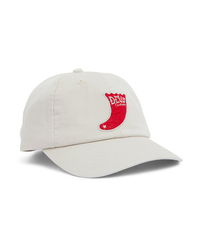 Single Fin Dad Cap - White