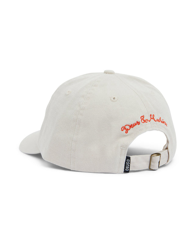 Single Fin Dad Cap - White
