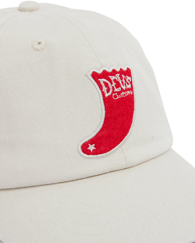 Single Fin Dad Cap - White