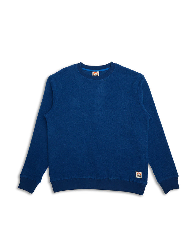 Reo Textured Fleece - Blue