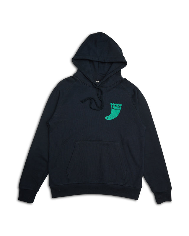 Single Fin Hoodie - Black