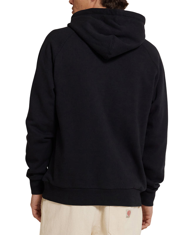 Single Fin Hoodie - Black