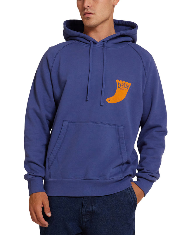 Single Fin Hoodie - Mechanic Blue