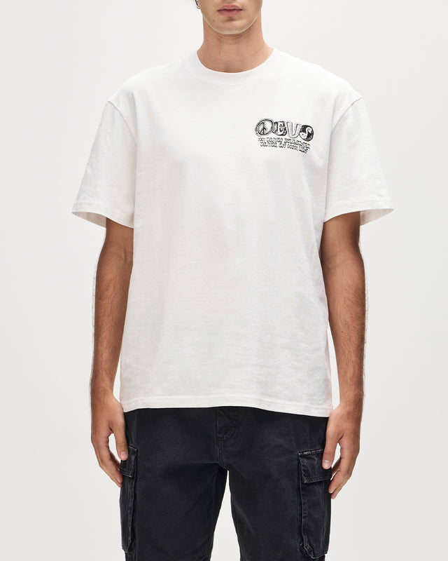 Labyrinth Tee - Vintage White