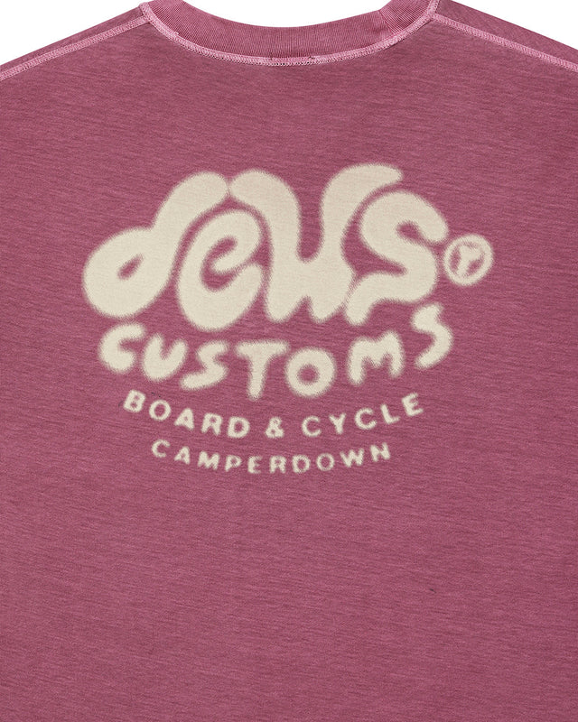 Debris Reverse Tee - Dry Rose