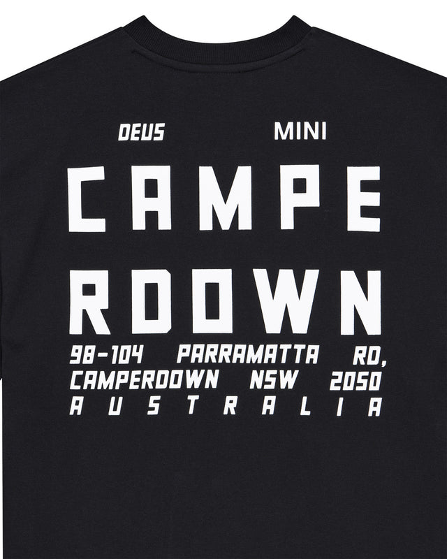 Camperdown Address Tee x Mini - Black
