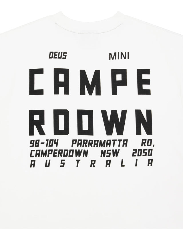 Camperdown Address Tee x Mini - Vintage White