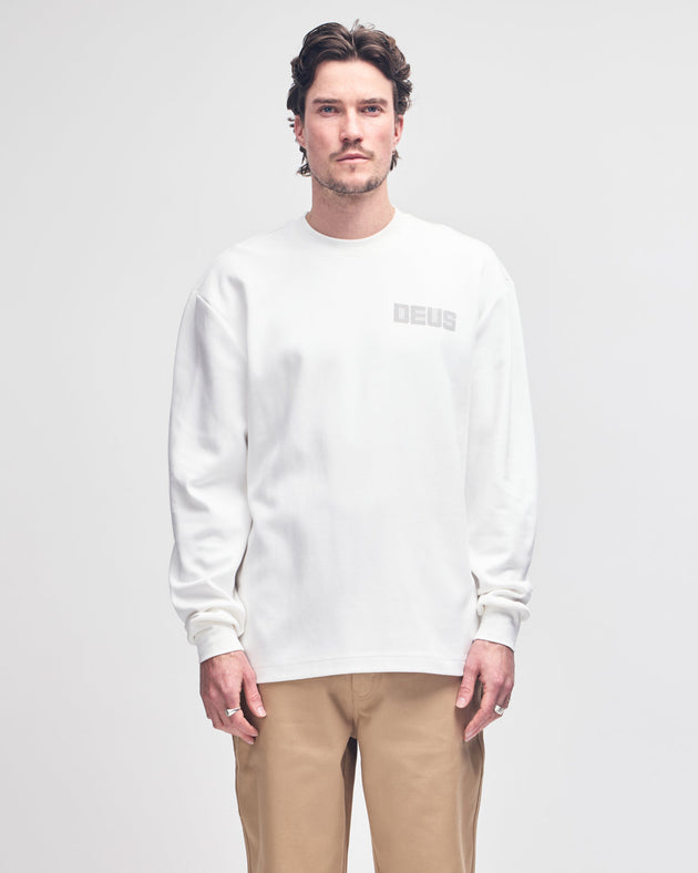 be-first-ls-tee-vintage-white|Model