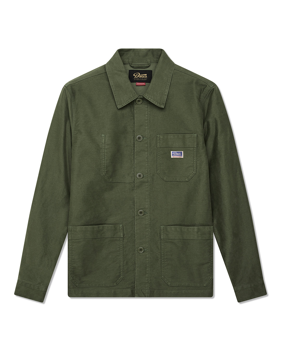 speedshop-chore-jacket-cypress-green|Flatlay